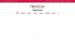 Desktop Screenshot of homecareinstitute.com